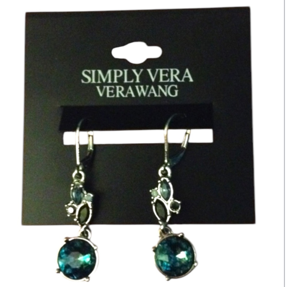 NWT Simply Vera Blue cluster earrings - Picture 1 of 6